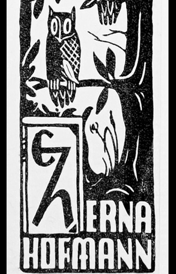 Exlibris for Erna Hofmann detail view