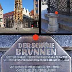 Memorial plaque / Schöner Brunnen