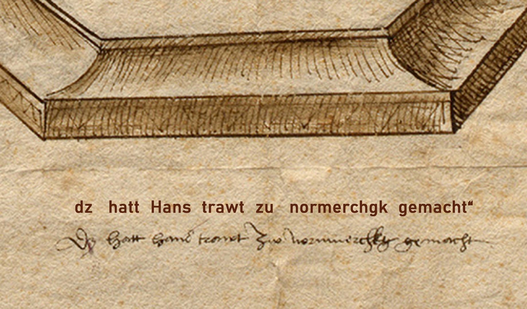 Sebastian - supposedly marked by Dürer with the note “Dz hatt Hans trawt zw Nornmerchkg made” -
