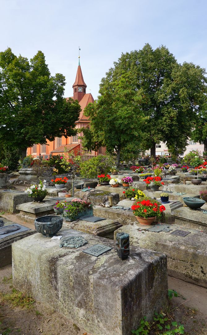 Grave of Christian Friedrich Philipp Hohnbaum Location in the cemetery